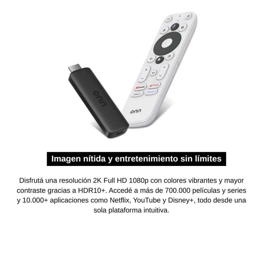 GOOGLE ONN TV 2K STREAMING - Imagen 2