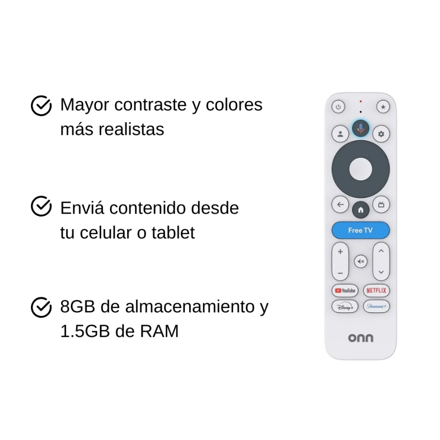 GOOGLE ONN TV 2K STREAMING - Imagen 3
