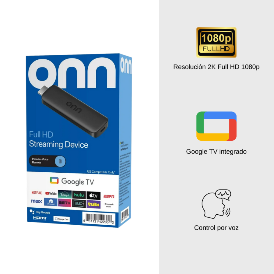 GOOGLE ONN TV 2K STREAMING - Imagen 4