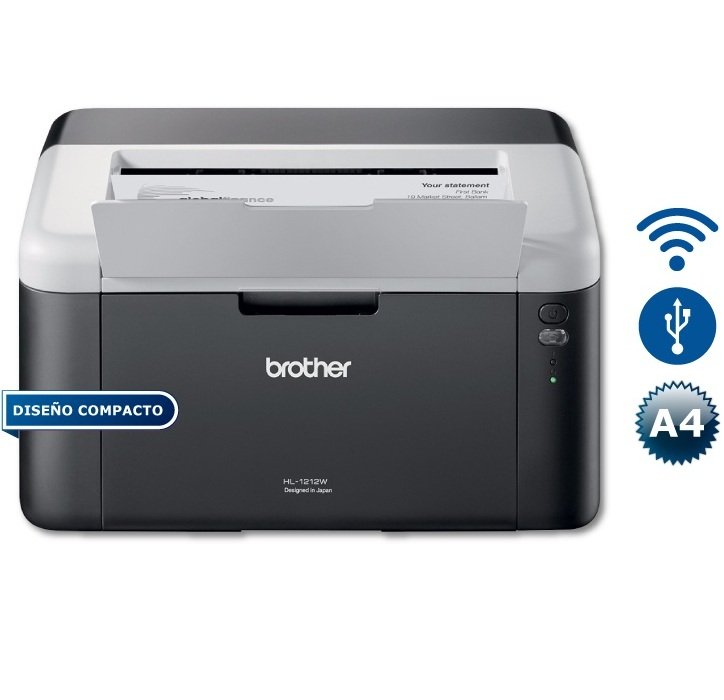 IMPRESORA LASER BROTHER HL-1212W