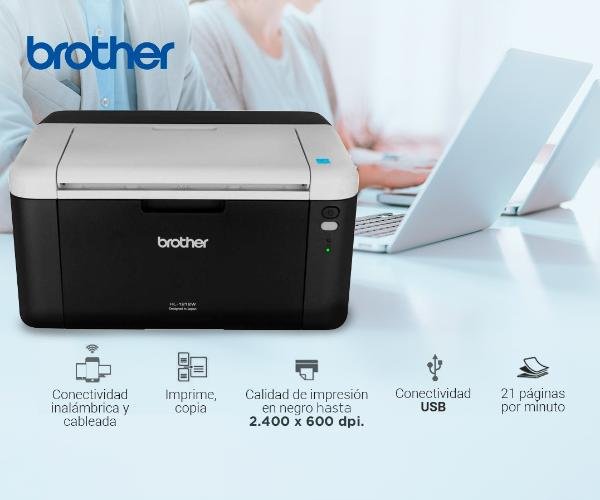 IMPRESORA LASER BROTHER HL-1212W - Imagen 2