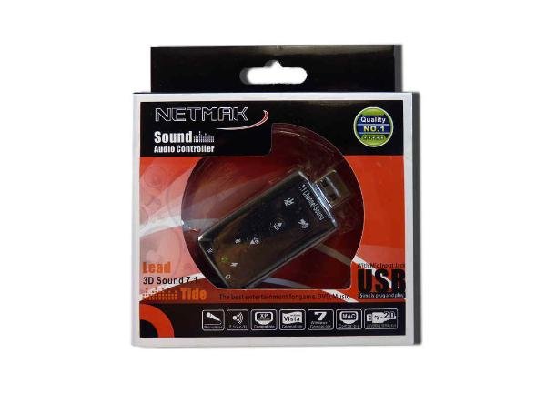 ADAPTADOR DE SONIDO USB 7.1 NETMAK NM-SU8CH (*) - Imagen 2