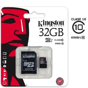 MEMORIA MICRO SD 32GB KINGSTON CLASE 10