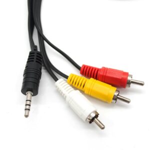 CABLE 3 RCA A PLUG 3.5  1.5m