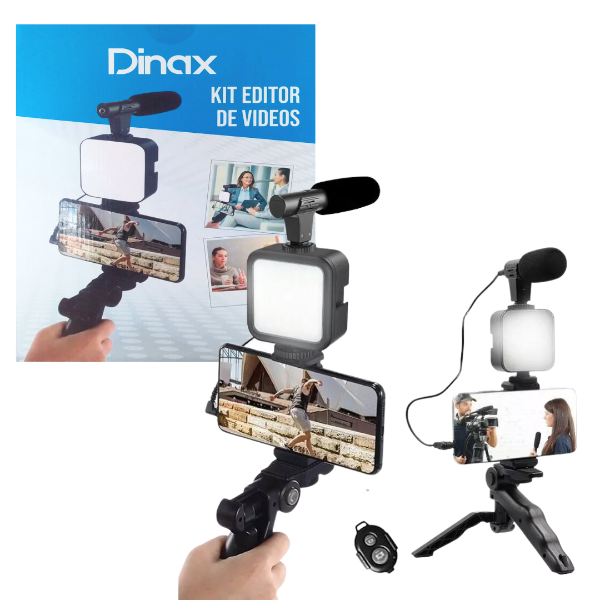 KIT EDITOR DE VIDEOS (SOPORTE+LED+MIC) (*) - Imagen 3