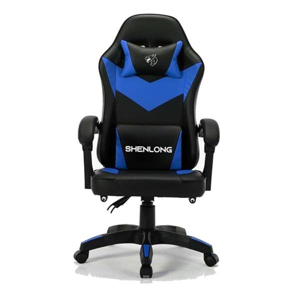 SILLA GAMER SHENLONG SH-GC135 NEGRA Y AZUL - Imagen 2