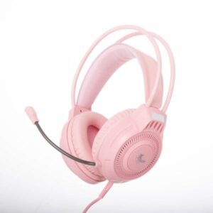 AURICULARES X-TECH KHI GAMING ROSA USB
