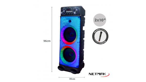 PARLANTE PORTABLE NETMAK NM-FANTASY BLUETOOTH - Imagen 5