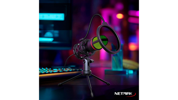 MICRÓFONO NETMAK NM-MS786 RGB - Imagen 2
