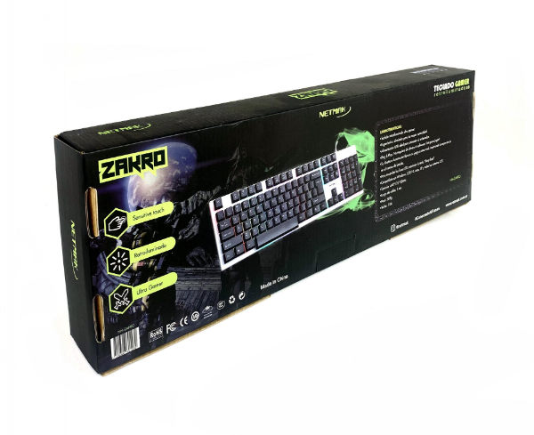 TECLADO NETMAK NM-ZAKRO - Imagen 3