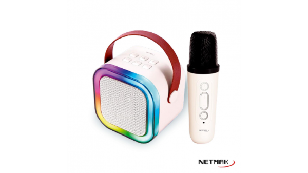 MINI PARLANTE KARAOKE NM-BUDDY BLUETOOTH + MICRÓFONO