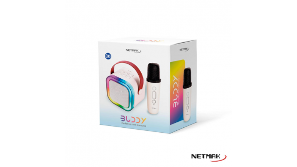 MINI PARLANTE KARAOKE NM-BUDDY BLUETOOTH + MICRÓFONO - Imagen 3