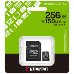 MEMORIA MICRO SD 256GB KINGSTON CLASE 10