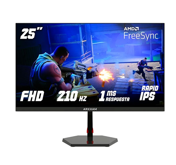 MONITOR 25" ARKHAM GAMER 210HZ IPS FHD HDMI+DP