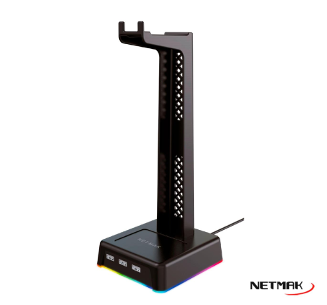 SOPORTE PARA AURICULAR NETMAK NM-HS430 RGB