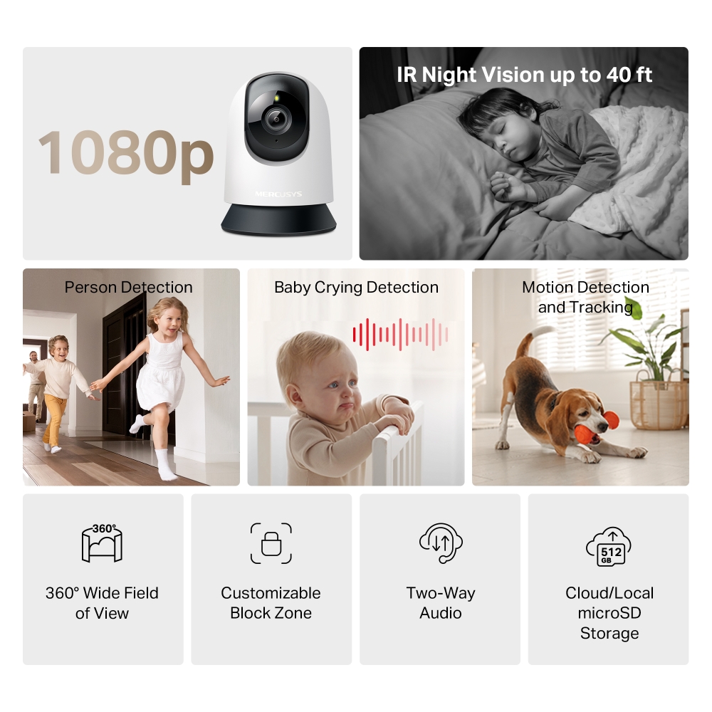 CAMARA IP MERCUSYS MC200 - Imagen 2