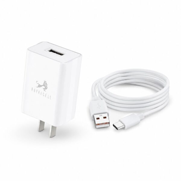 CARGADOR USB ROYALCELL 17W C/CABLE TIPO C